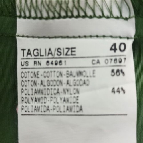 Benetton women's trench coat used green size S
