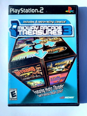 PS2 Midway Arcade Treasures 3 καινούργιο, αμερικάνικο