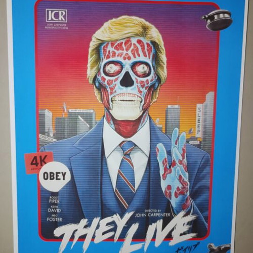 They Live A4 poster