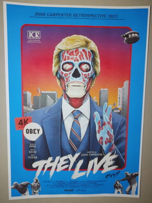 They Live A4 poster