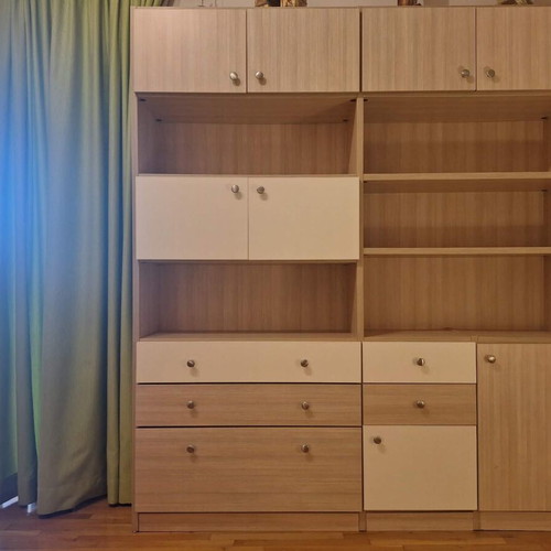 Modeco office bookcase, 2.00m height, 0.35m width, 0.70m length