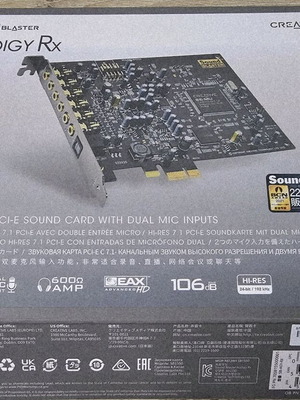 Creative Sound Blaster Audigy RX like new with packaging