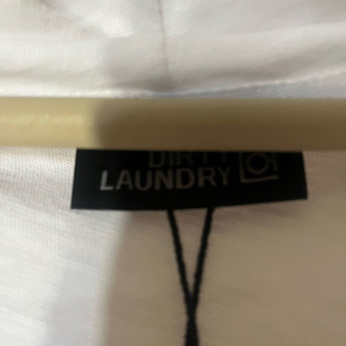 Dirty Laundry φούτερ βαμβακερό καινούργιο μέγεθος L άσπρο