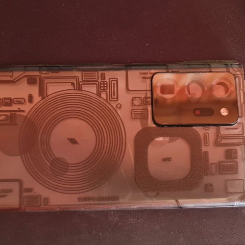 Battery cover for Galaxy Note 20 Ultra new, transparent with internal design