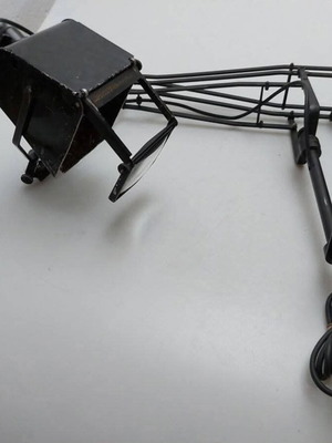 Old industrial lamp from printing machine A1786