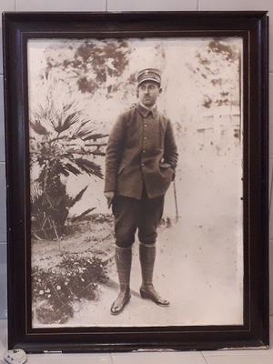 Κορνίζα παλιά μεταχειρισμένη, περίπου 1920, χωρίς τζάμι