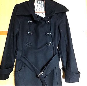 Μαύρο παλτό γυναικείο μέγεθος small