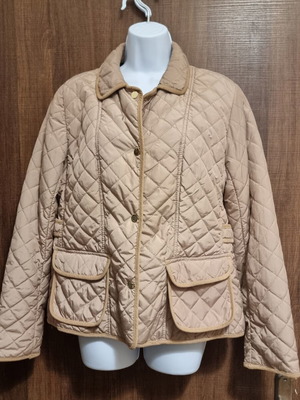 Zara καπιτονέ ανοιξιάτικο σακάκι μπεζ σαν καινούργιο