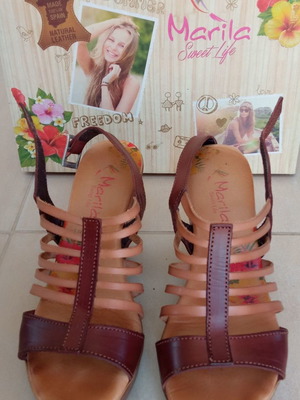 Marila leather sandals used, size 38