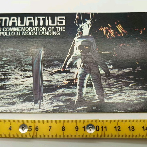 Mauritius 1979 Apollo 11 special booklet with 7 sticker stamps new
