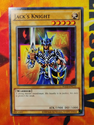Jack's Knight YGLD Yu-Gi-Oh! card new