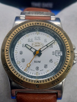 Camel Trophy watch new with brown leather strap