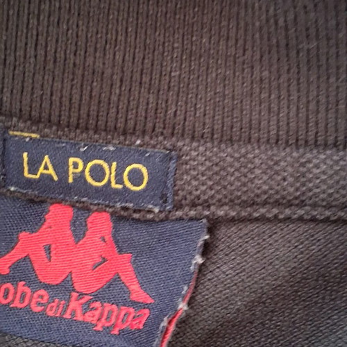 Kappa short-sleeve shirt black like new, size XXL