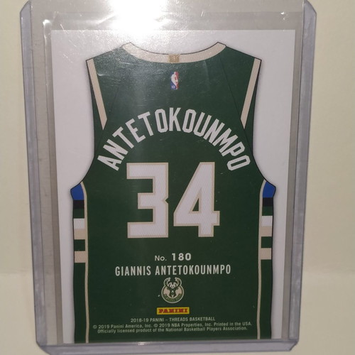 Giannis Antetokounmpo 2018 Panini Threads NBA & SP Dazzle like new, set of 3 cards