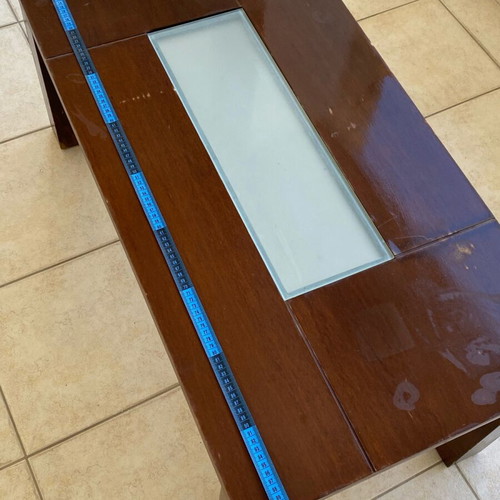 Coffee table used, solid wood 100x50x44 cm