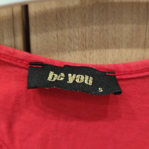 Be You Red Tank Top "Be Kind 85" with Strass Like New, Size S
