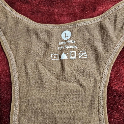 Brown sports bra new, size L