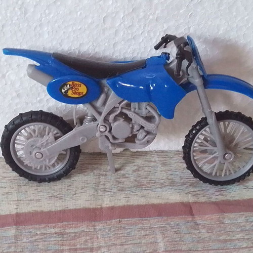Plastic miniature motocross MX dirt bike like new