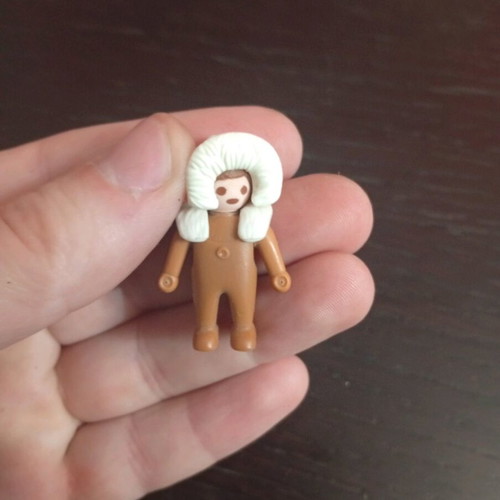 Playmobil baby figure used, vintage Eskimo from 1980 set