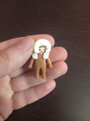 Playmobil baby figure used, vintage Eskimo from 1980 set