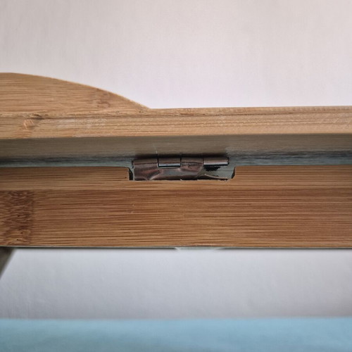 Wooden folding bamboo laptop and bed table