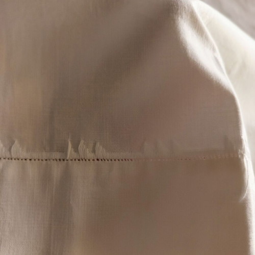 Tablecloth handmade classic white cotton 200x175 cm like new