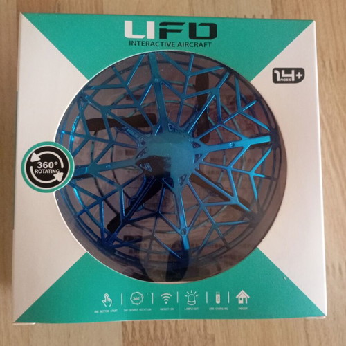 Drone interactive toy with light and 360-degree rotation, new