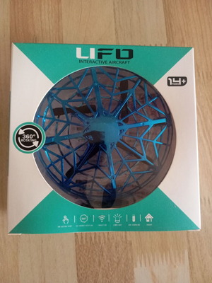 Drone interactive toy with light and 360-degree rotation, new