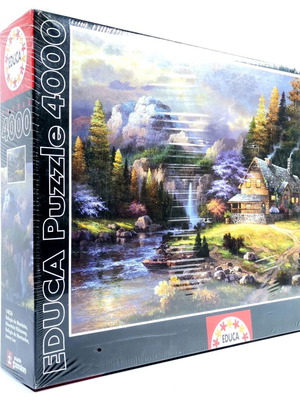 Educa Jigsaw Puzzle Refugio De Montana James Lee 4000 Pieces New