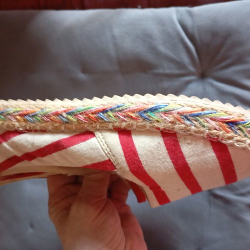 Axel summer slippers used, size 36, multicolor