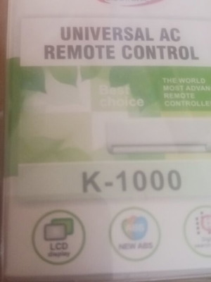 Air Condition Remote Control K-1000 new