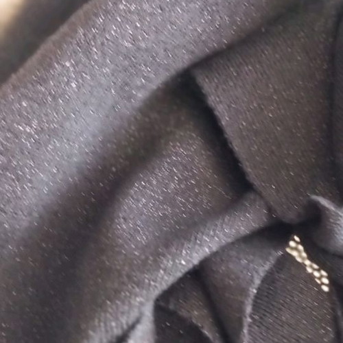 Scarf with silver thread