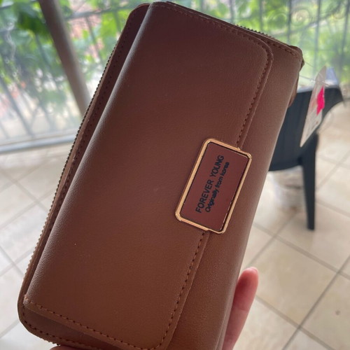 Wallet pouch brown new