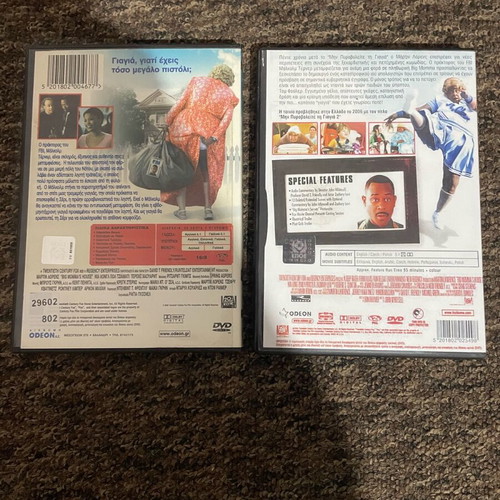 Big Momma's House 1 and 2 DVDs used, comedy with subtitles