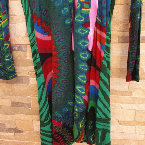 Desigual dress, colorful, size S/M, cotton and viscose