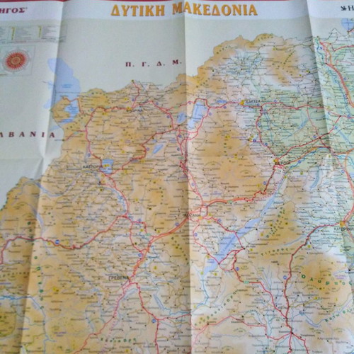 Maps used, pack of 13 from all over Greece