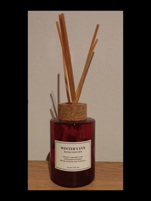 Home diffuser with sticks used, winter scent