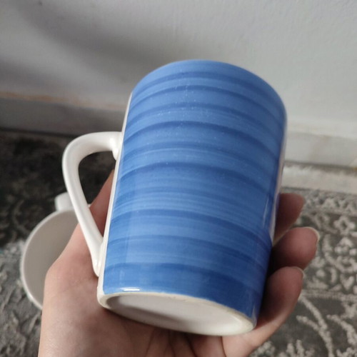 Mugs used, pack of 2, blue