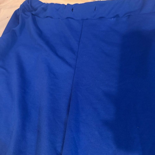 Sweatpants used, blue, size L, missing drawstring