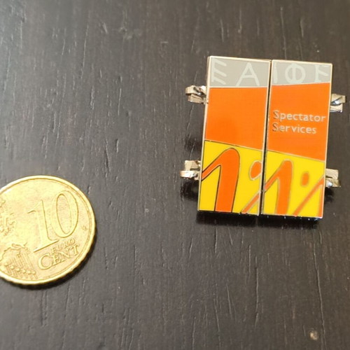 Pin Athens 2004 new, spectator services limited edition