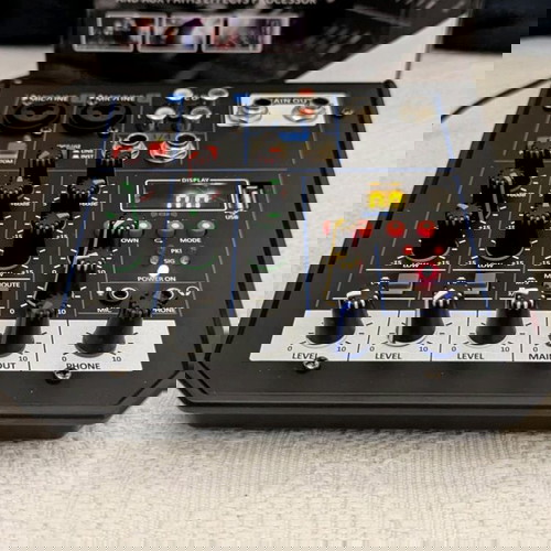 Μίκτης αναλογικός 4 καναλιών καινούργιος με USB και Bluetooth