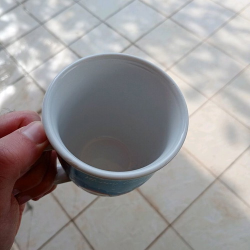 Large mug used with Christmas design