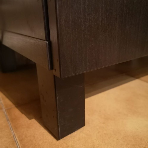 IKEA Besta furniture like new, dark brown shelf unit