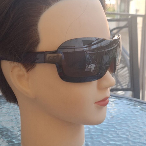 Christian Dior SPH2490/C vintage γυαλιά ηλίου με περιμετρικό φακό, καφέ