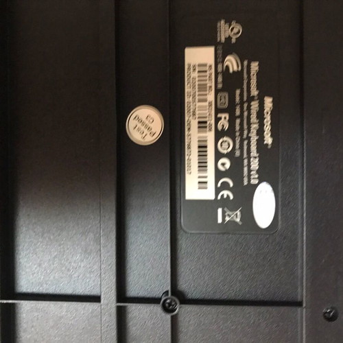 Microsoft USB Wired Keyboard used