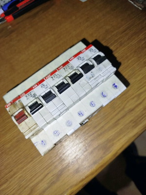 ABB automatic circuit breaker used, functional