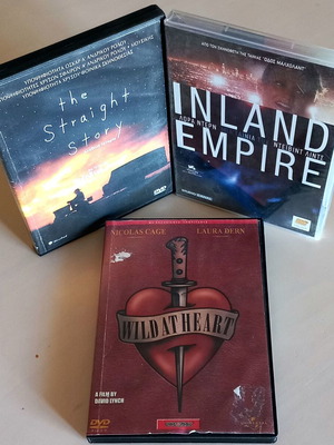David Lynch 3 DVD set like new, thriller drama romance action