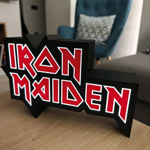 Iron Maiden USB night light like new with switch