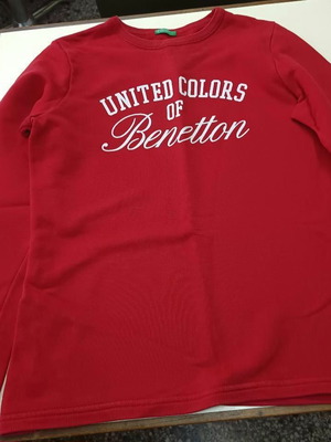Benetton teenage blouse red used