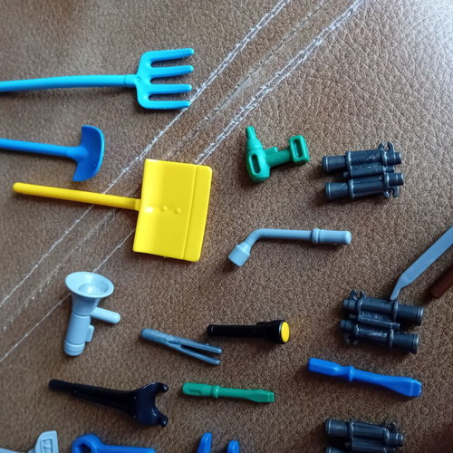 Playmobil tools like new, accessory set